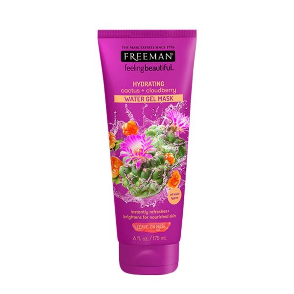 واترژل ماسک آبرسان کاکتوس و تمشک فریمن Freeman Hydrating Cactus and Cloudberry Water Gel Mask