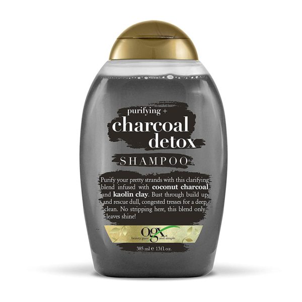 شامپو زغال او جی ایکس OGX Purifying Charcoal Detox Shampoo