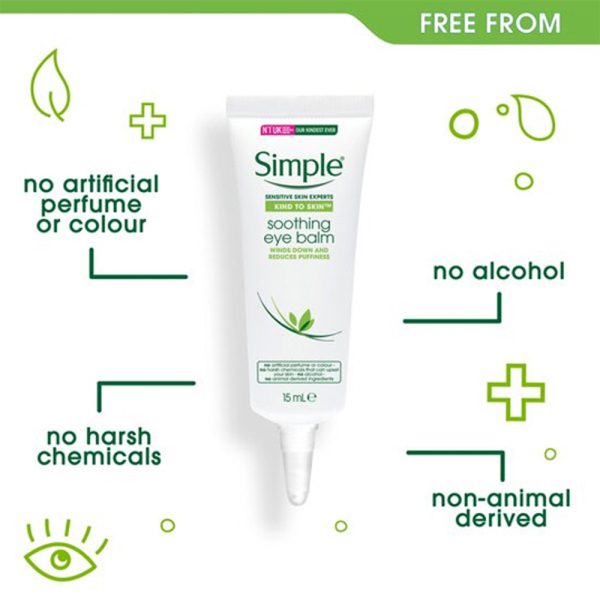 بالم دور چشم ضد پف و تیرگی Soothing سیمپل SIMPLE EYE BALM