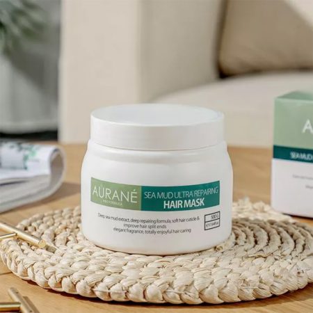 ماسک مو ترمیم کننده قوی برند اورانه حاوی عصاره جلبک دریایی AURANE Sea Mud Ultra Repairing Hair Mask