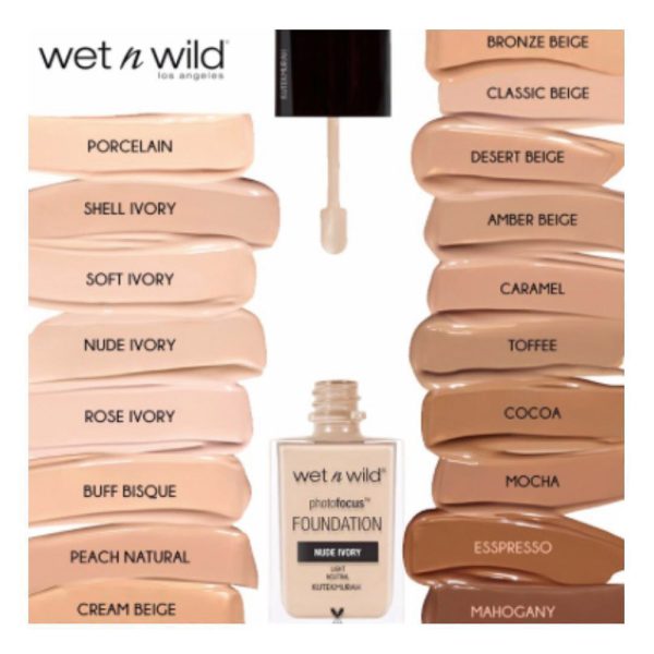 کرم پودر وت ان وایلد مدل wet n wild photo focus foundation