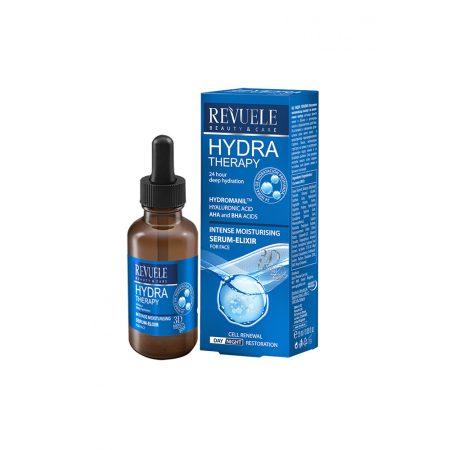 سرم الکسیر آبرسان هیدرا تراپی ریووله REVUELE HYDRA THERAPY 24 hour deep hydration SERUM ELIXIR