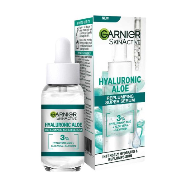 سرم آبرسان هیالورونیک و الوورا گارنیر GARNIER HYALURONIC AND ALOE SERUM