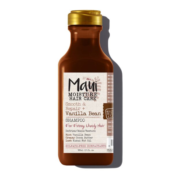 شامپو دانه وانیل مائویی Maui Vanilla Bean ضد وز، آبرسان، ترمیم کننده قوی مو | 385 میل