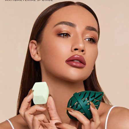 پد و بلندر آرایشی چند کاره شیگلم به همراه قاب محافظ sheglam multi faceted makeup sponge