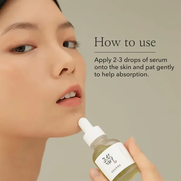 سرم چای سبز و پنتول بیوتی اف جوسان آبرسان و ضدالتهاب Beauty of Joseon Calming Serum Green Tea & Panthenol - Image 5