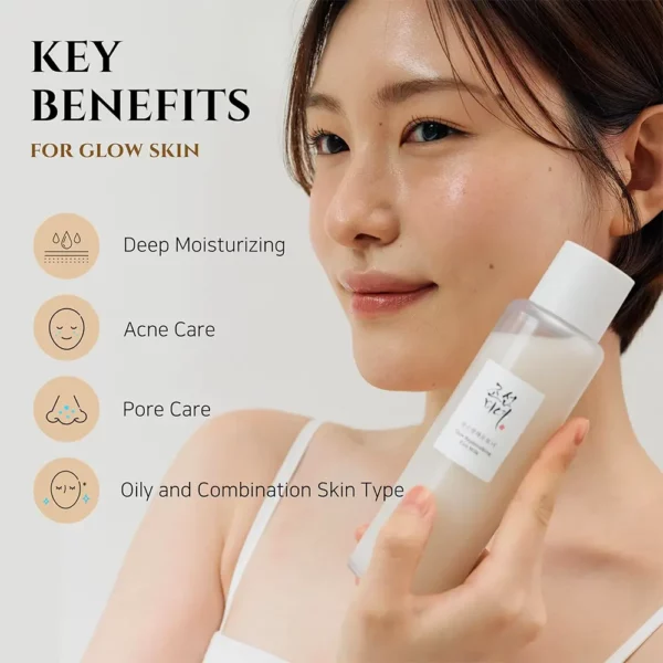 تونر درخشان کننده شیرِ برنج بیوتی اف جوسان Beauty of Joseon Glow Replenishing Rice Milk Toner - Image 3
