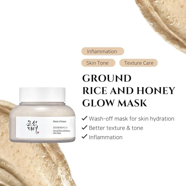 ماسک برنج و عسل بیوتی اف جوسان درخشان کننده و مغذی Beauty of Joseon Ground Rice and Honey Glow Mask - Image 7