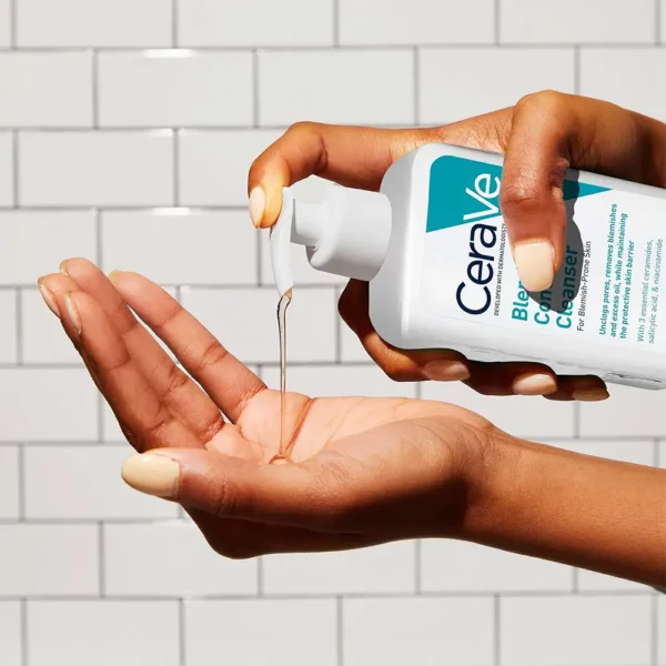 ژل شستشوی ضد جوش و آکنه سراوی CeraVe Blemish Control Face Cleanser - Image 4