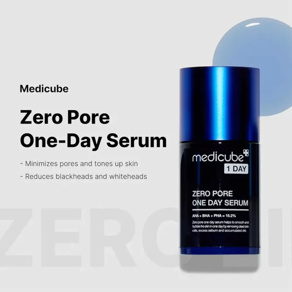 سرم لایه بردار و کنترل منافذ مدی کیوب MEDICUBE Zero Pore One Day Serum - Image 2