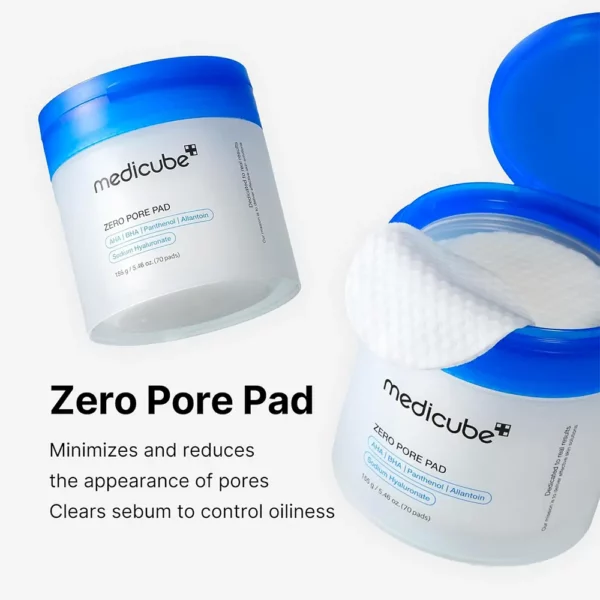 پد لایه بردار و کنترل منافذ مدی کیوب Medicube Zero Pore Pad - Image 3