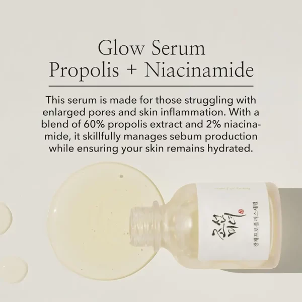 سرم نیاسینامید و پروپولیس بیوتی اف جوسان شفاف و براق کننده Beauty Of Joseon Glow Serum Propolis + Niacinamide - Image 3
