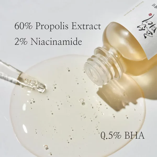 سرم نیاسینامید و پروپولیس بیوتی اف جوسان شفاف و براق کننده Beauty Of Joseon Glow Serum Propolis + Niacinamide - Image 4