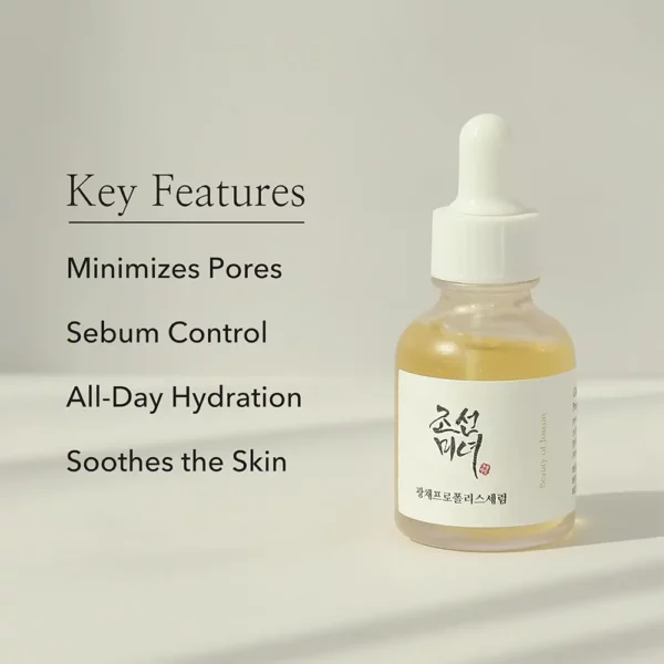 سرم نیاسینامید و پروپولیس بیوتی اف جوسان شفاف و براق کننده Beauty Of Joseon Glow Serum Propolis + Niacinamide - Image 5