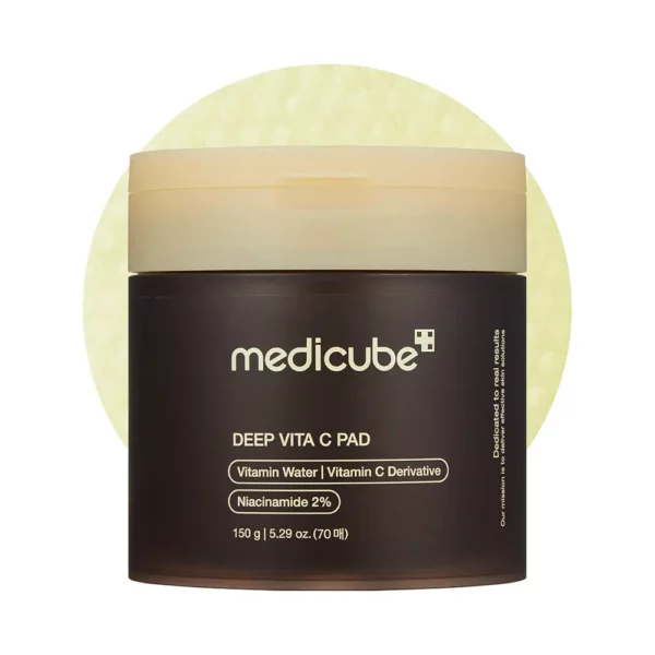 پد تونر روشن کننده ویتامین سی مدی کیوب Medicube Deep Vita C Pad