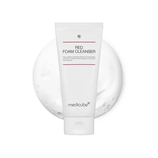 فوم پاک کننده سالیسیلیک اسید مدی کیوب Medicube Red Foam Cleanser