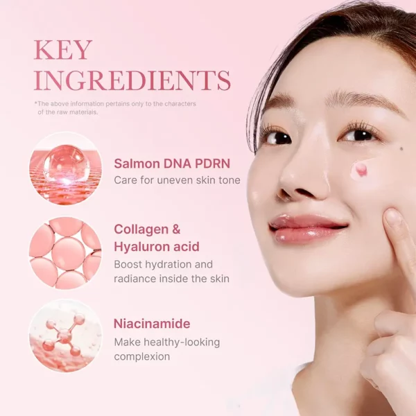 کرم کپسولی کلاژن و PDRN مدی‌ کیوب روشن کننده و ضد چروک Medicube PDRN Pink Collagen Capsule Cream - Image 3