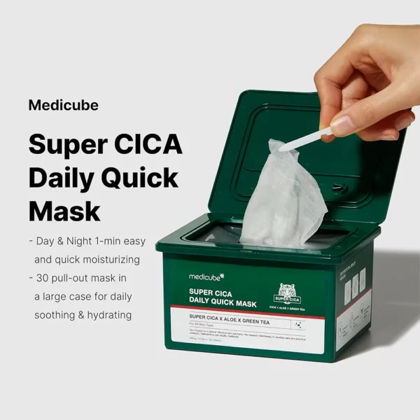 پک ماسک روزانه سوپر سیکا مدی کیوب Medicube Super Cica Daily Quick Mask - Image 2