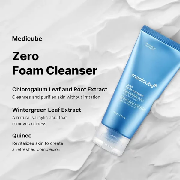 فوم شستشوی کنترل منافذ مدی کیوب Medicube Zero Foam Cleanser - Image 4